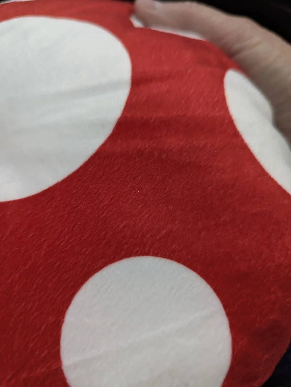 Red Mushroom Polka Dot Cushion Cover Fairycore CottageCore